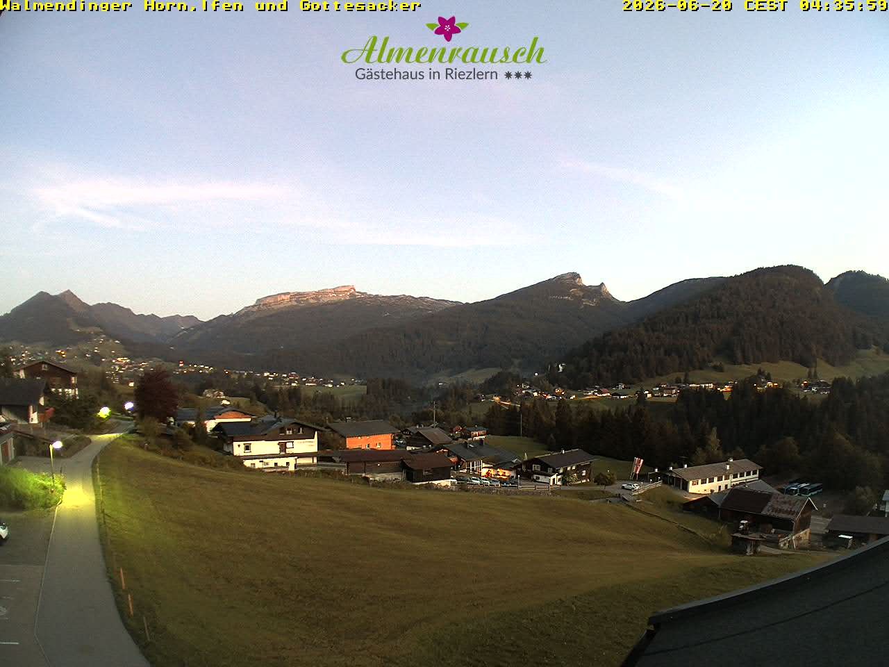 Archiv Foto Webcam Riezlern - Gästehaus Almenrausch