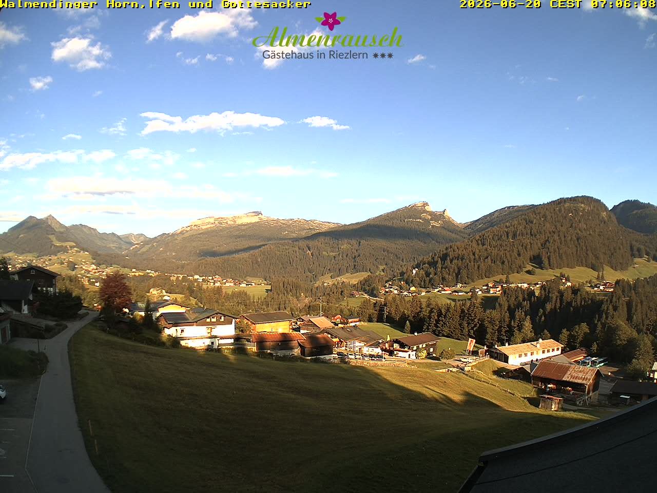 Archiv Foto Webcam Riezlern - Gästehaus Almenrausch