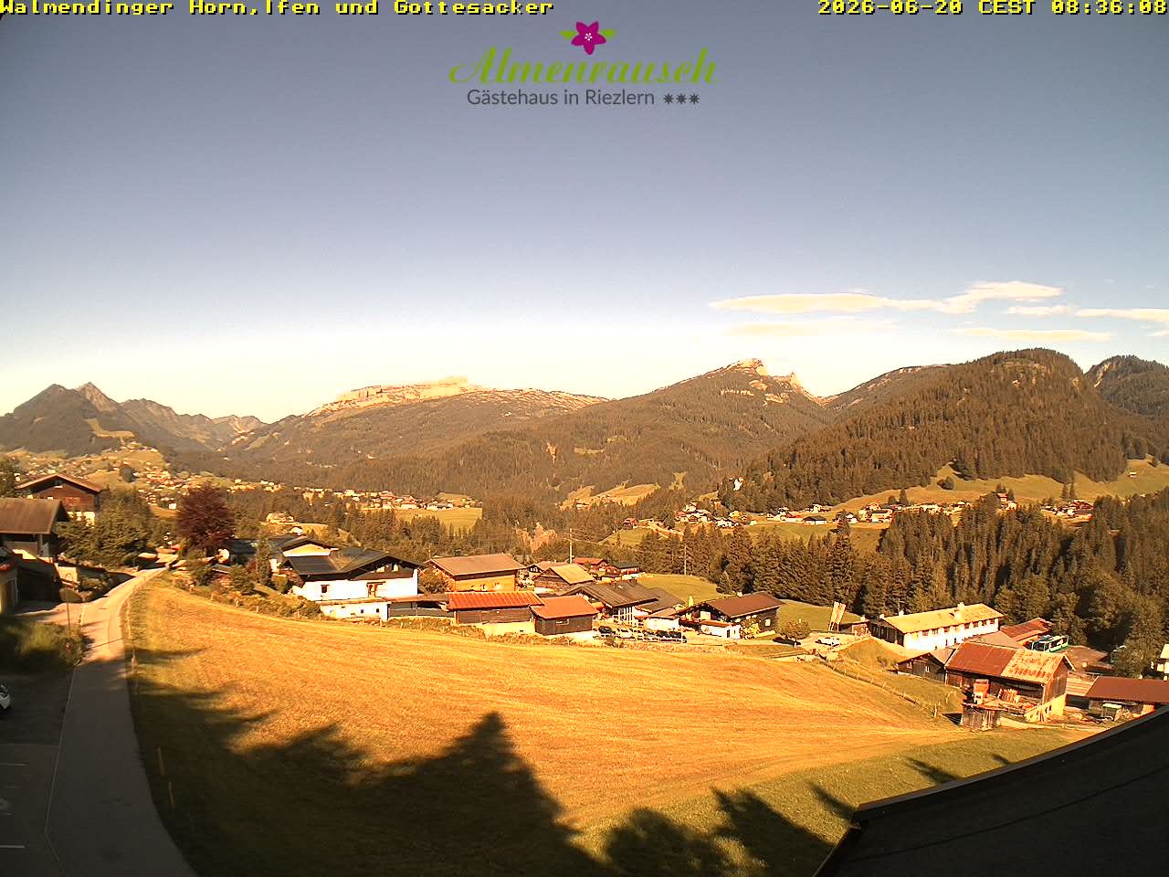 Archiv Foto Webcam Riezlern - Gästehaus Almenrausch