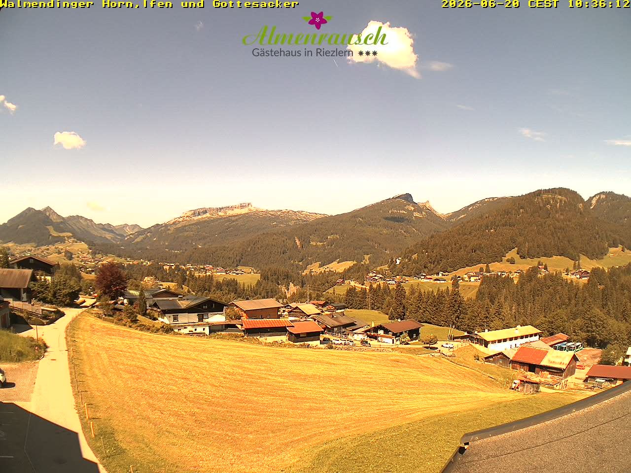 Archiv Foto Webcam Riezlern - Gästehaus Almenrausch