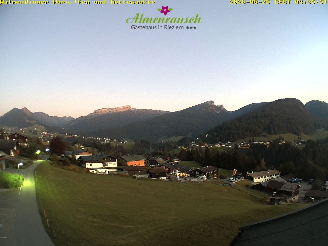Archiv Foto Webcam Riezlern - Gästehaus Almenrausch