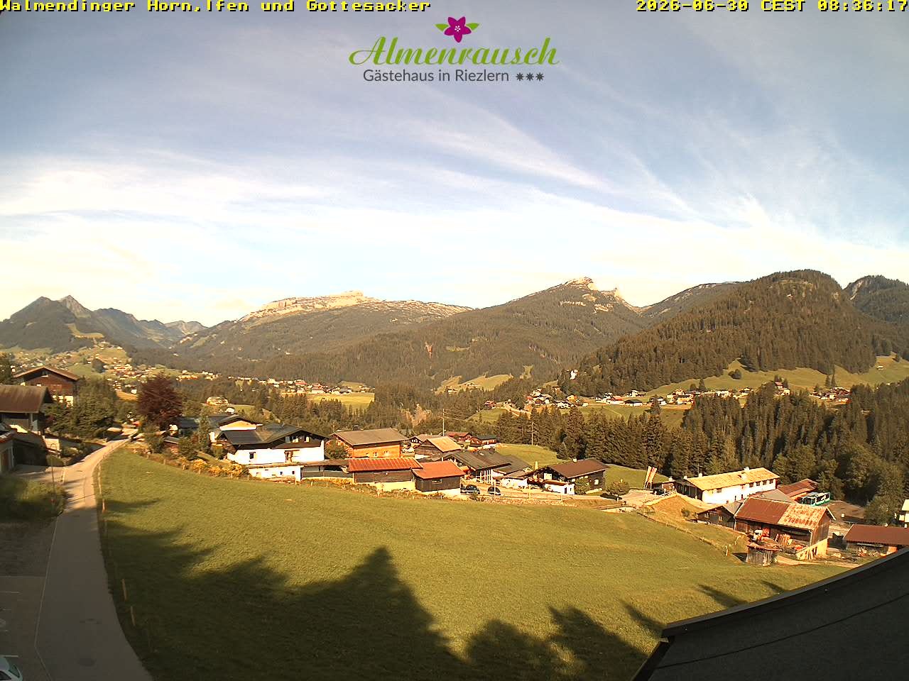 Archiv Foto Webcam Riezlern - Gästehaus Almenrausch