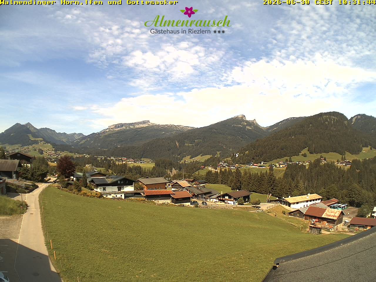 Archiv Foto Webcam Riezlern - Gästehaus Almenrausch