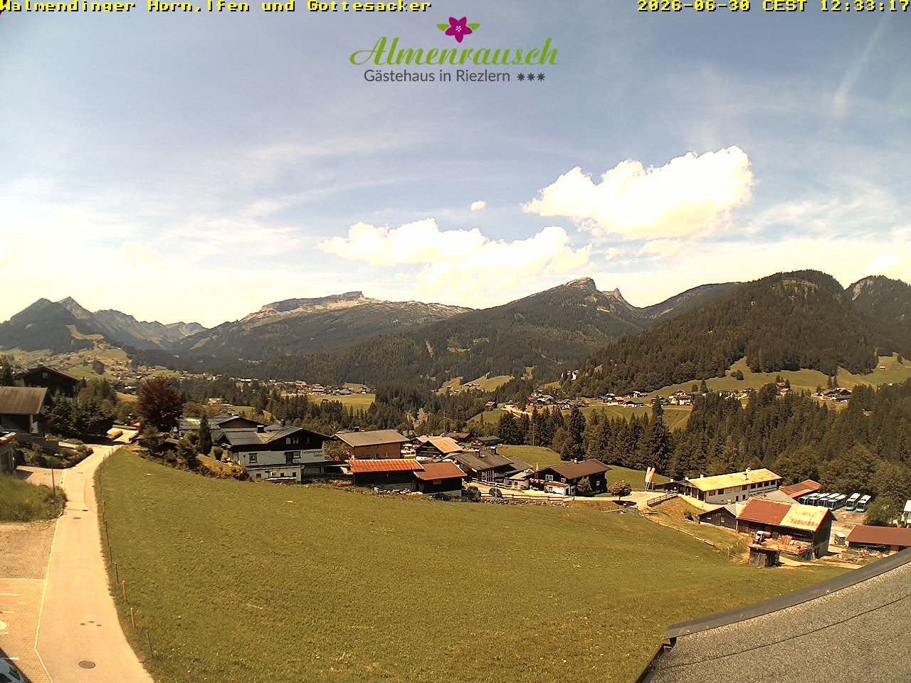 Archiv Foto Webcam Riezlern - Gästehaus Almenrausch