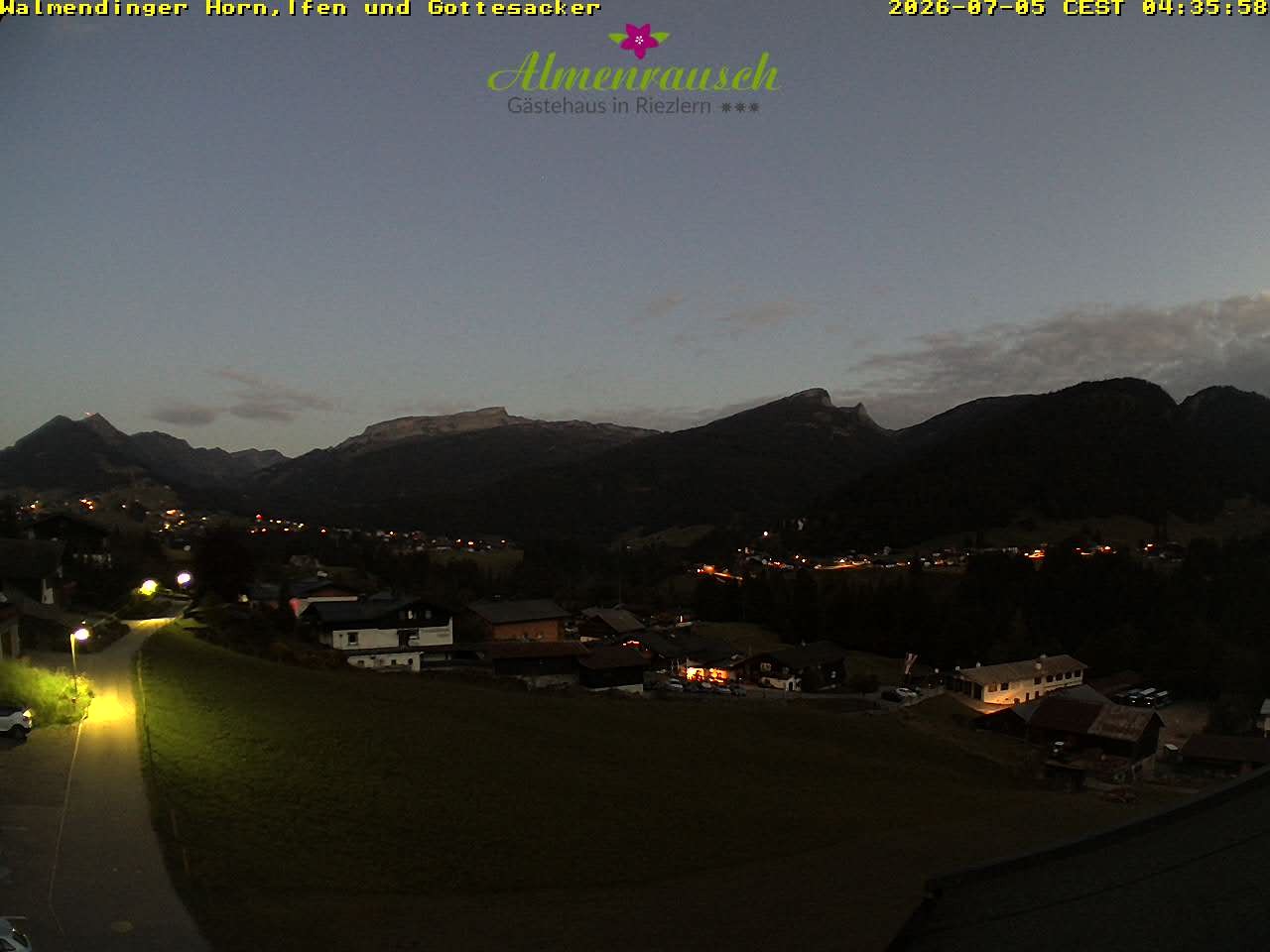 Archiv Foto Webcam Riezlern - Gästehaus Almenrausch