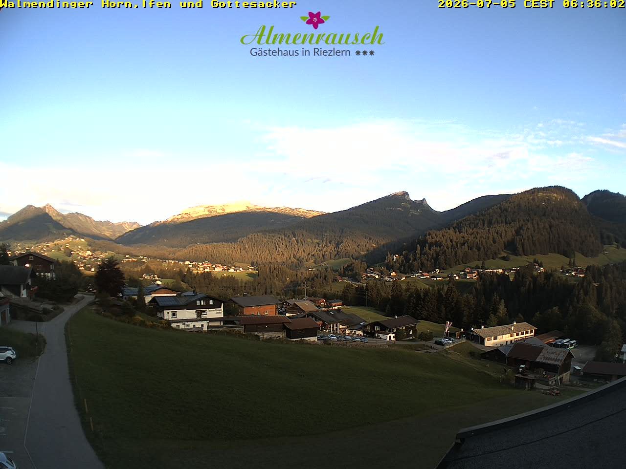 Archiv Foto Webcam Riezlern - Gästehaus Almenrausch