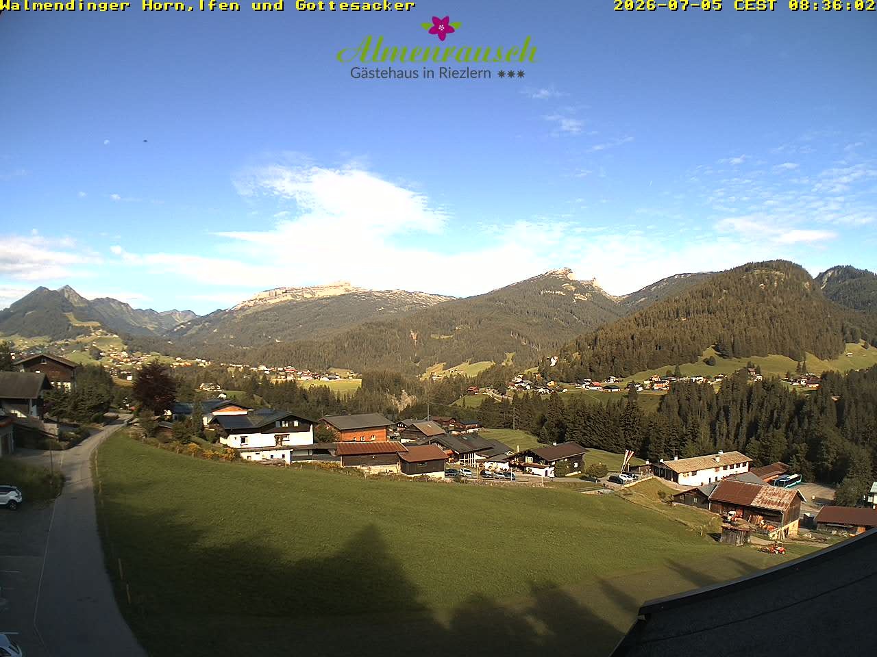 Archiv Foto Webcam Riezlern - Gästehaus Almenrausch