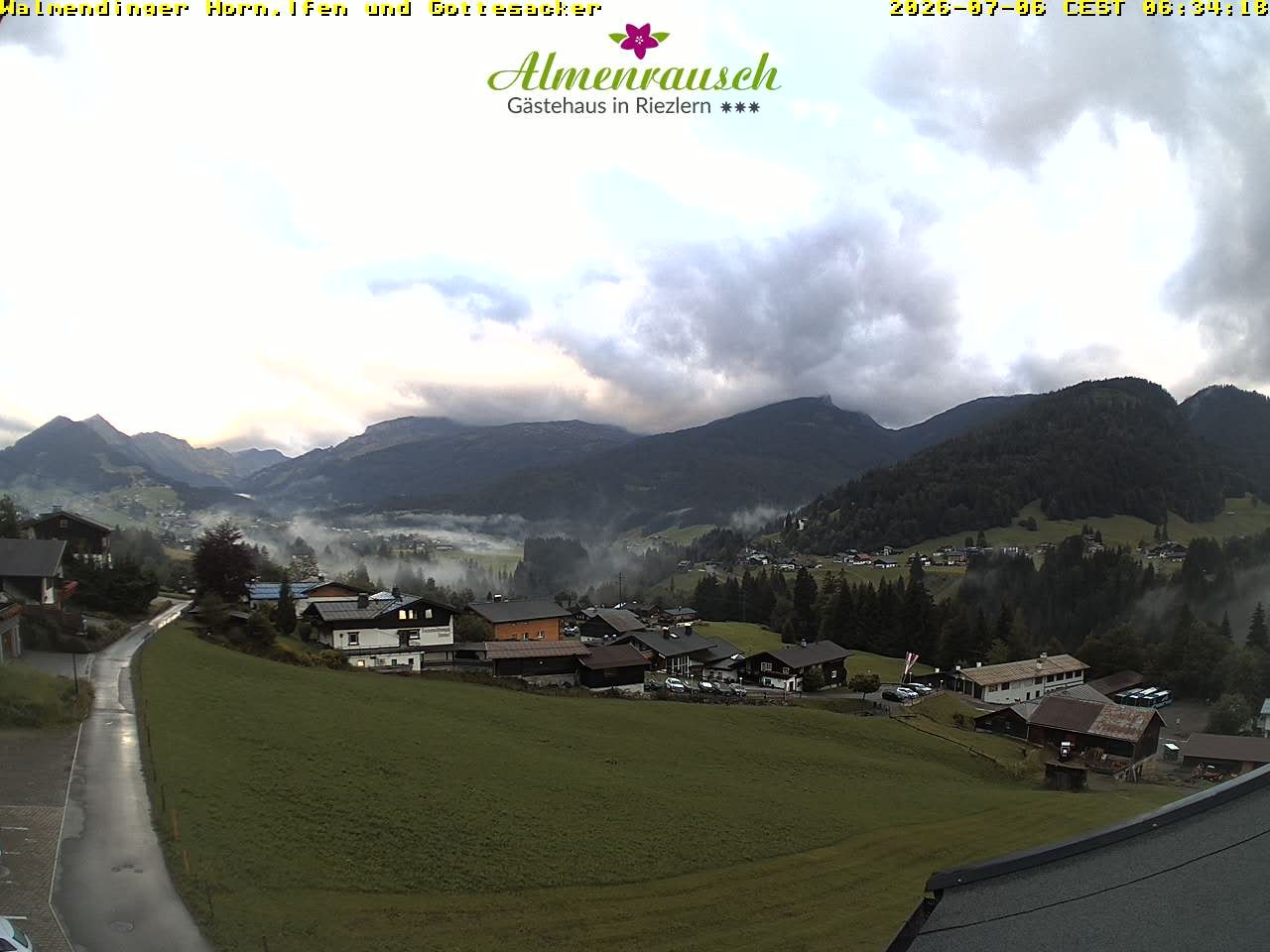 Archiv Foto Webcam Riezlern - Gästehaus Almenrausch