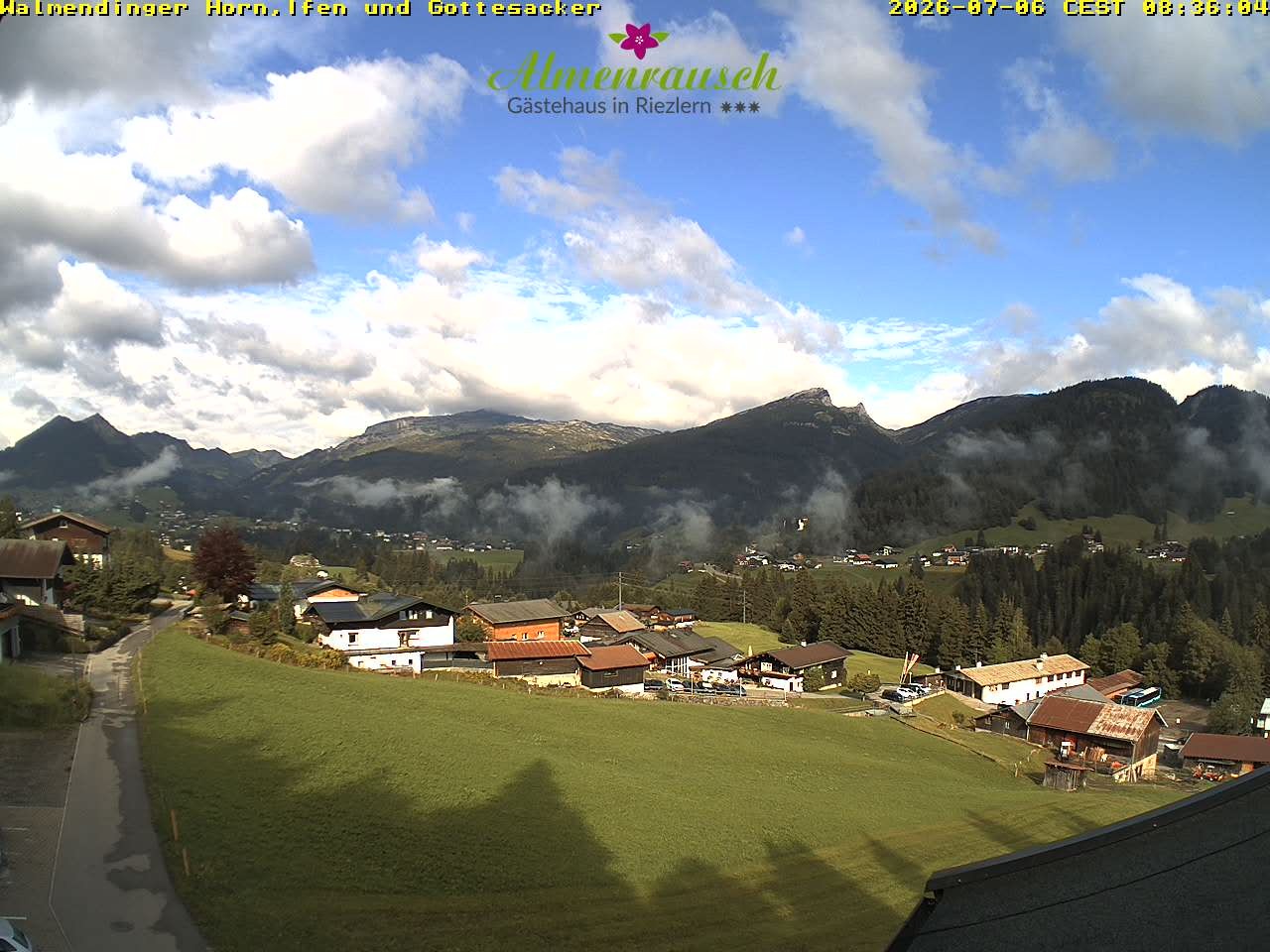 Archiv Foto Webcam Riezlern - Gästehaus Almenrausch