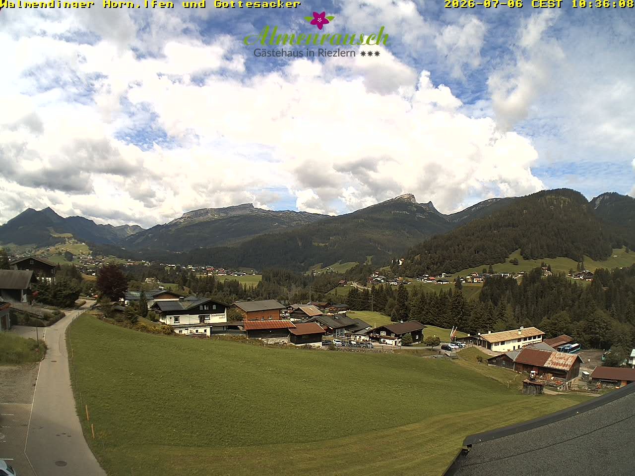 Archiv Foto Webcam Riezlern - Gästehaus Almenrausch