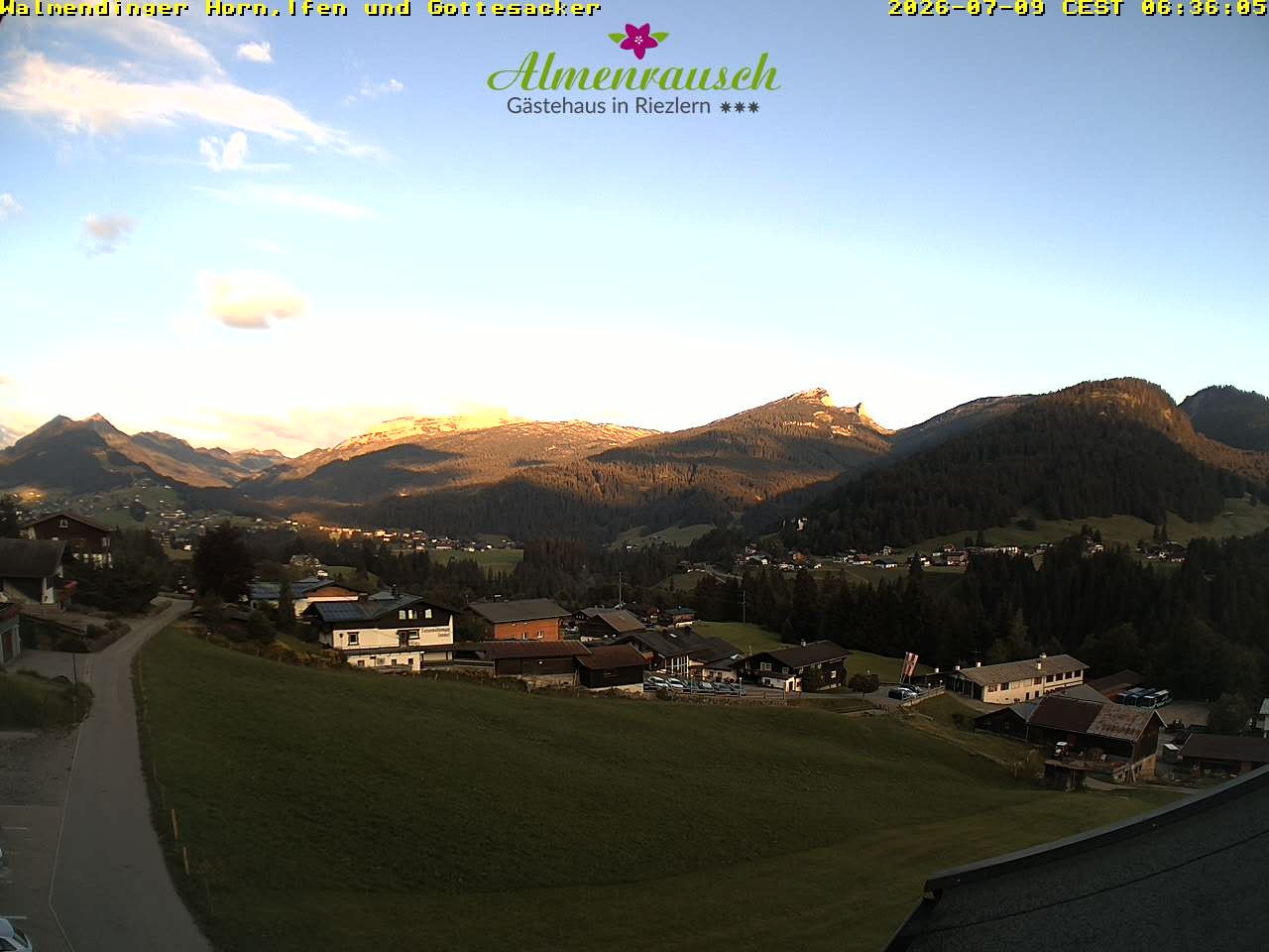 Archiv Foto Webcam Riezlern - Gästehaus Almenrausch