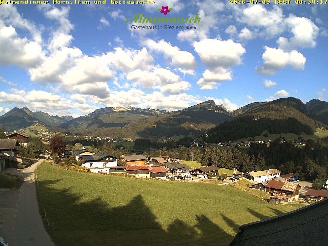 Archiv Foto Webcam Riezlern - Gästehaus Almenrausch