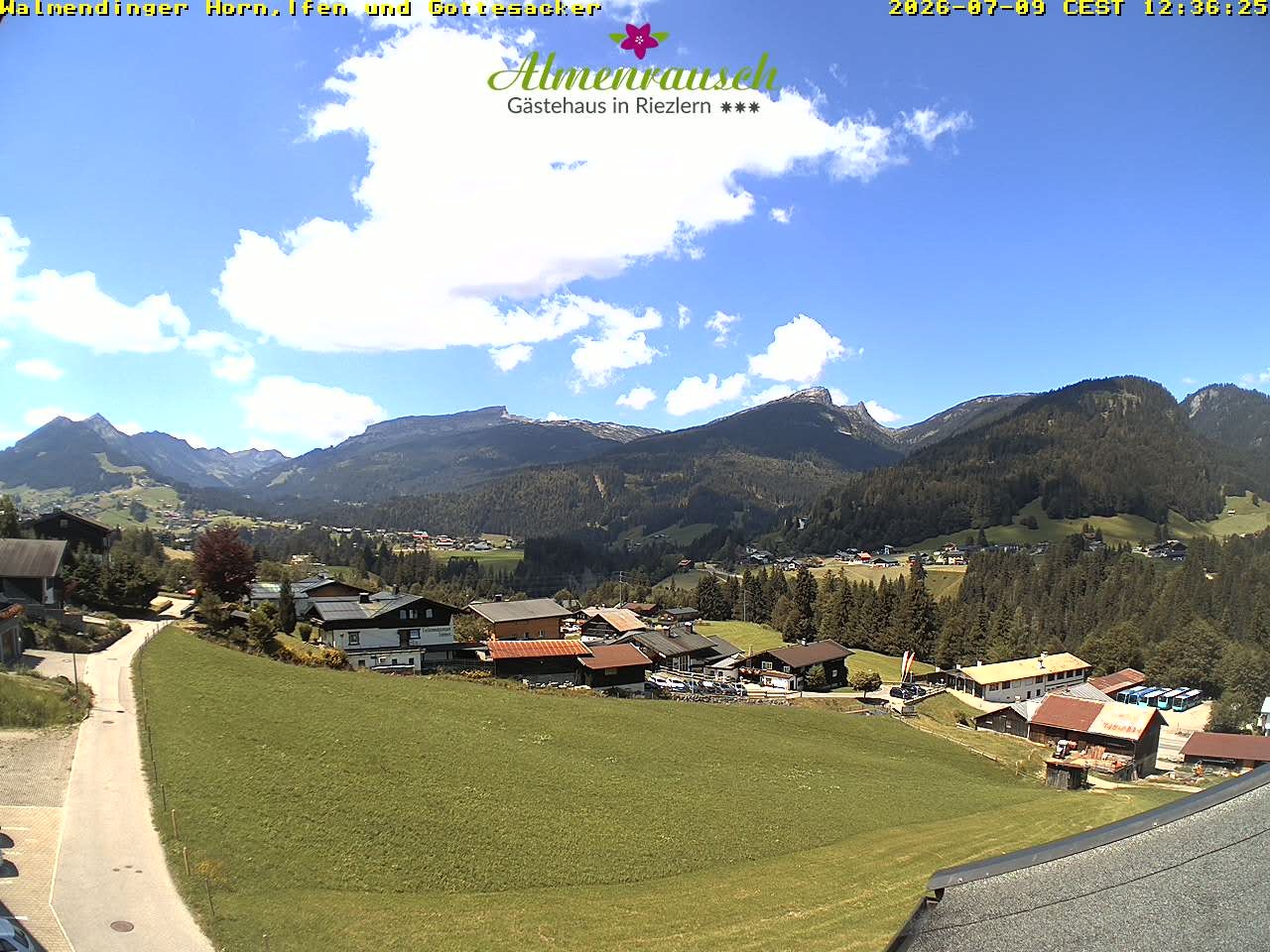 Archiv Foto Webcam Riezlern - Gästehaus Almenrausch