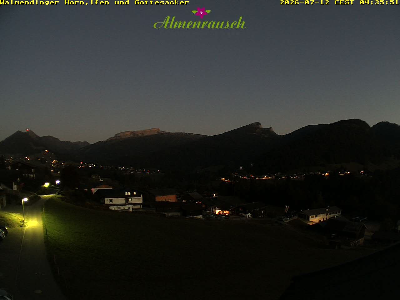 Archiv Foto Webcam Riezlern - Gästehaus Almenrausch