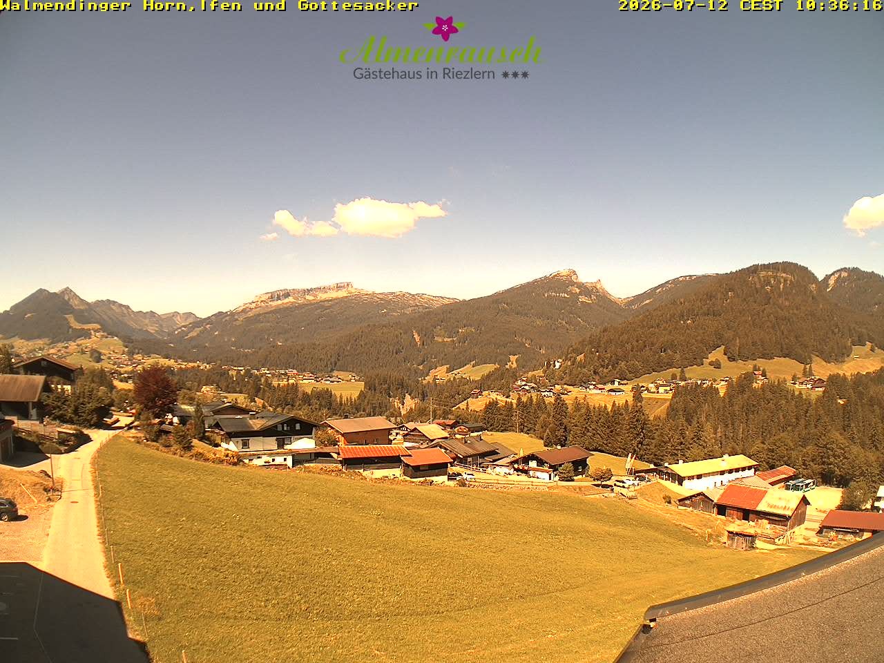 Archiv Foto Webcam Riezlern - Gästehaus Almenrausch