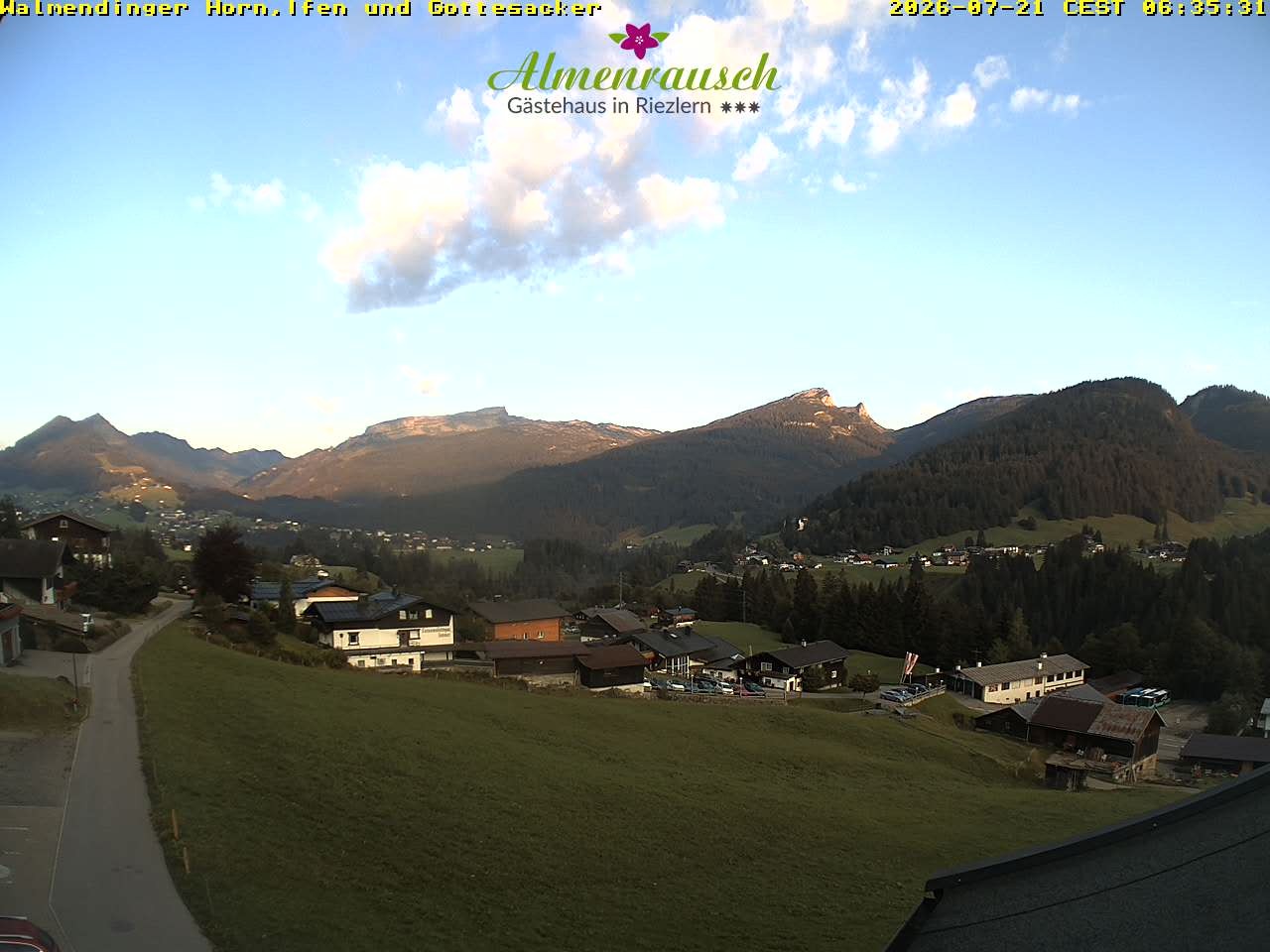Archiv Foto Webcam Riezlern - Gästehaus Almenrausch