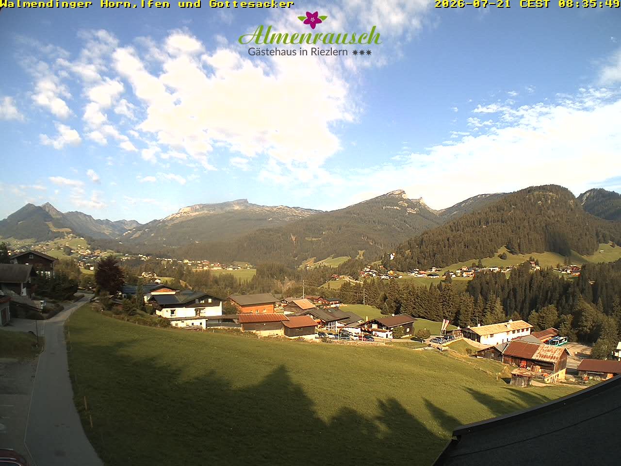 Archiv Foto Webcam Riezlern - Gästehaus Almenrausch