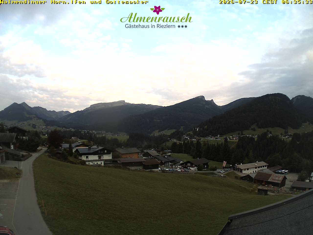 Archiv Foto Webcam Riezlern - Gästehaus Almenrausch