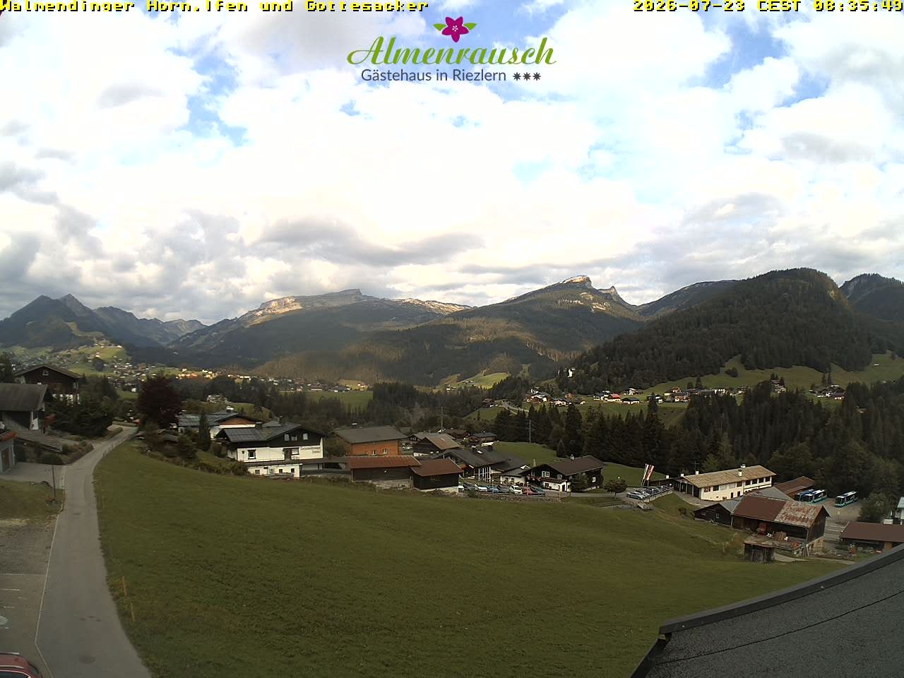 Archiv Foto Webcam Riezlern - Gästehaus Almenrausch