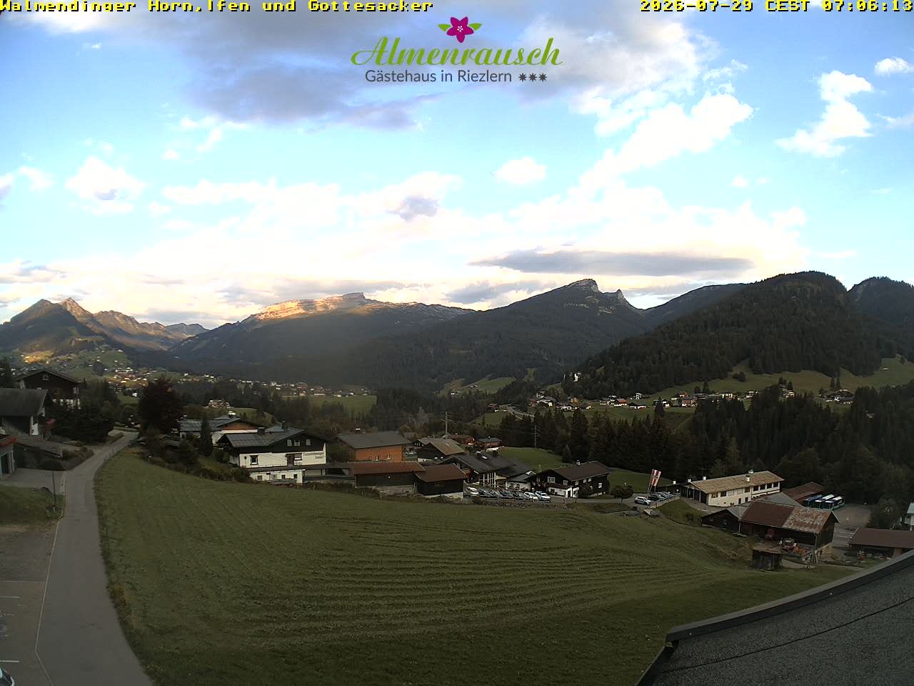 Archiv Foto Webcam Riezlern - Gästehaus Almenrausch
