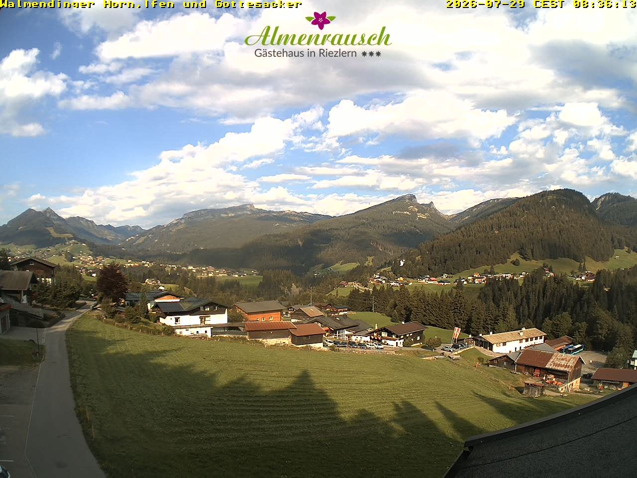 Archiv Foto Webcam Riezlern - Gästehaus Almenrausch