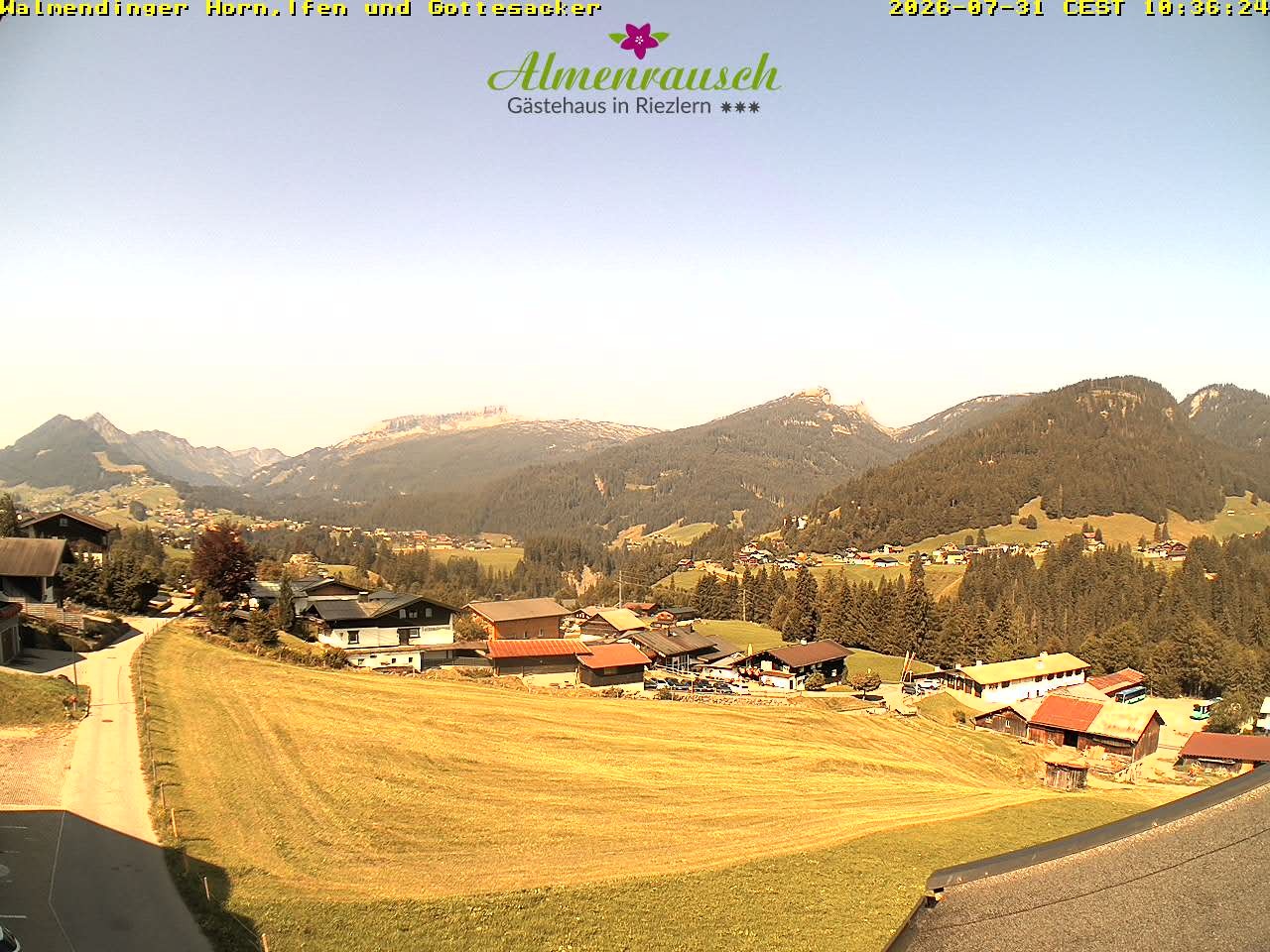Archiv Foto Webcam Riezlern - Gästehaus Almenrausch