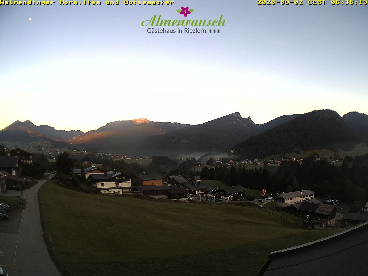 Archiv Foto Webcam Riezlern - Gästehaus Almenrausch