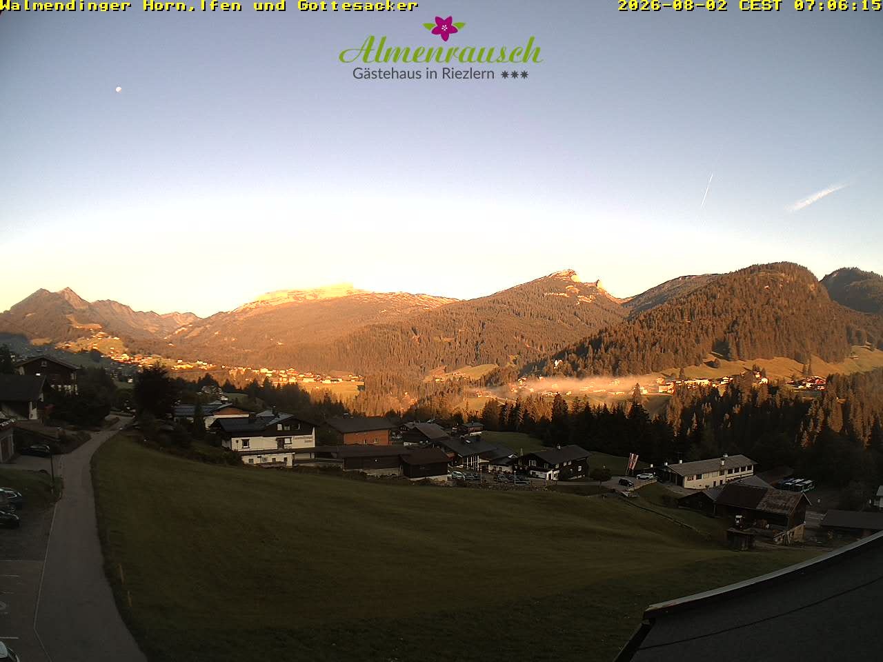 Archiv Foto Webcam Riezlern - Gästehaus Almenrausch