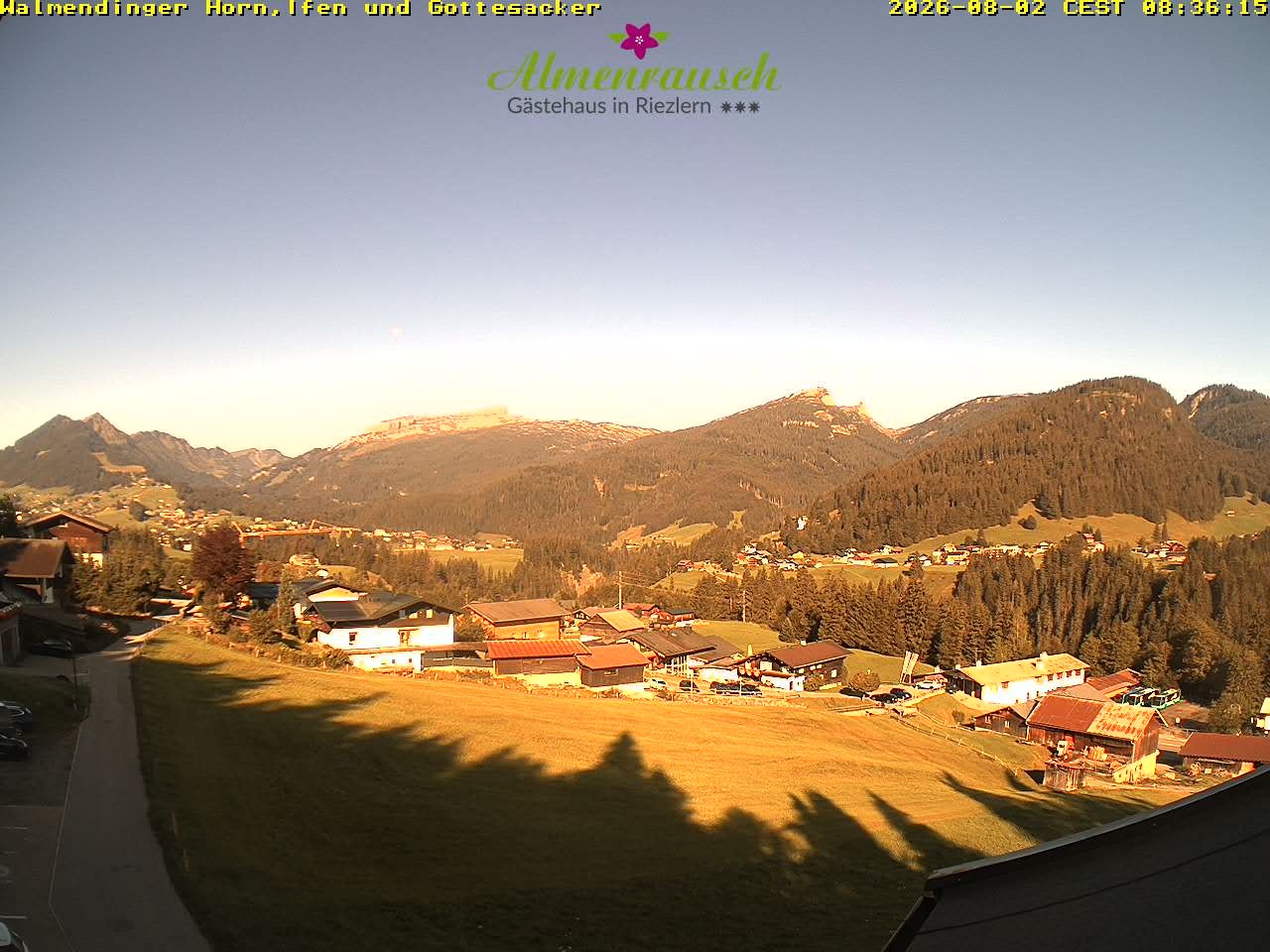 Archiv Foto Webcam Riezlern - Gästehaus Almenrausch