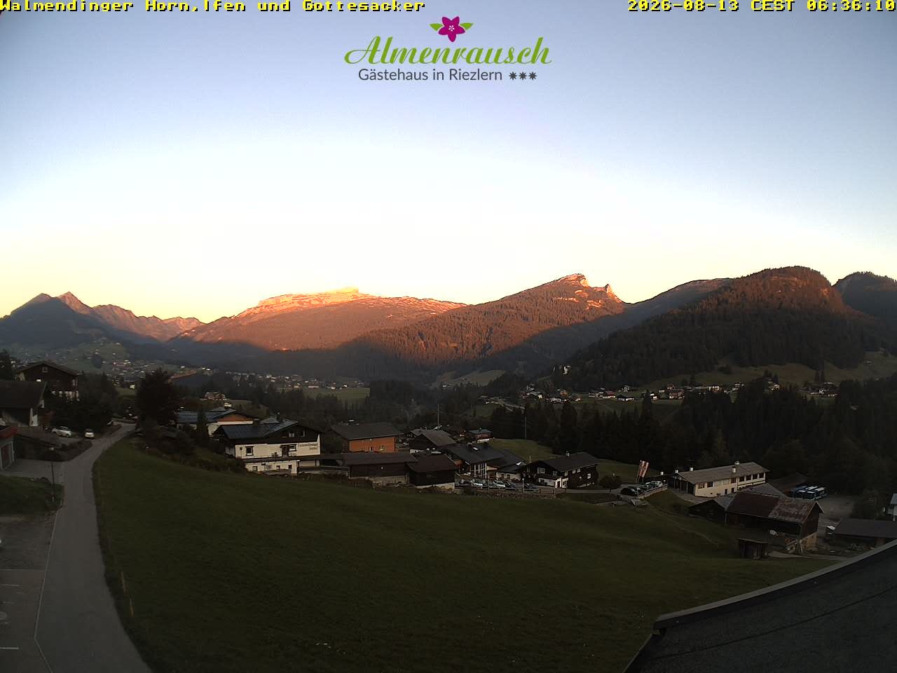 Archiv Foto Webcam Riezlern - Gästehaus Almenrausch