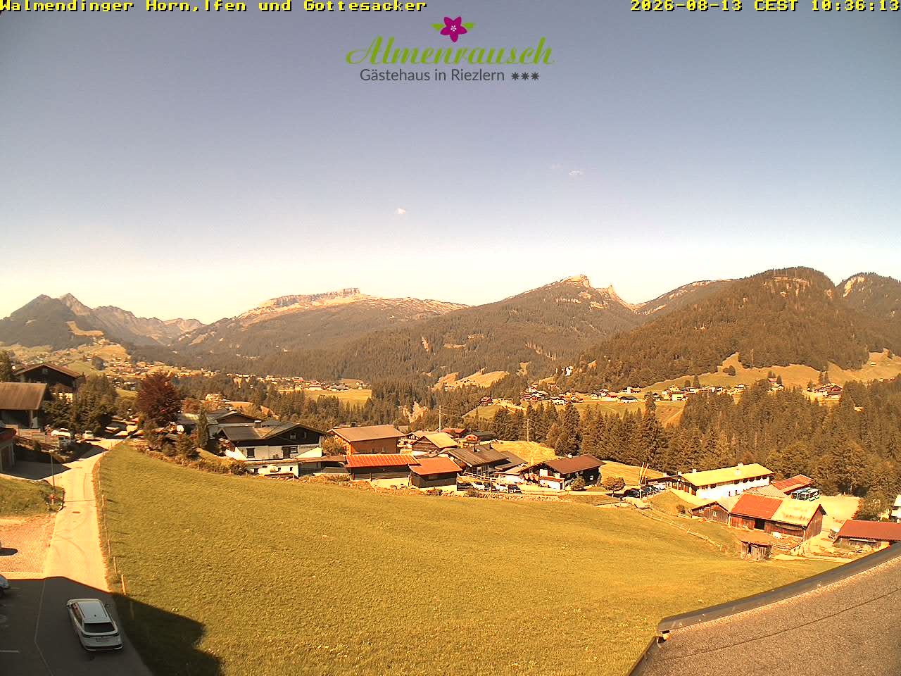 Archiv Foto Webcam Riezlern - Gästehaus Almenrausch