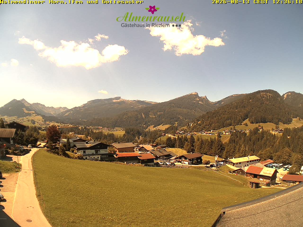 Archiv Foto Webcam Riezlern - Gästehaus Almenrausch