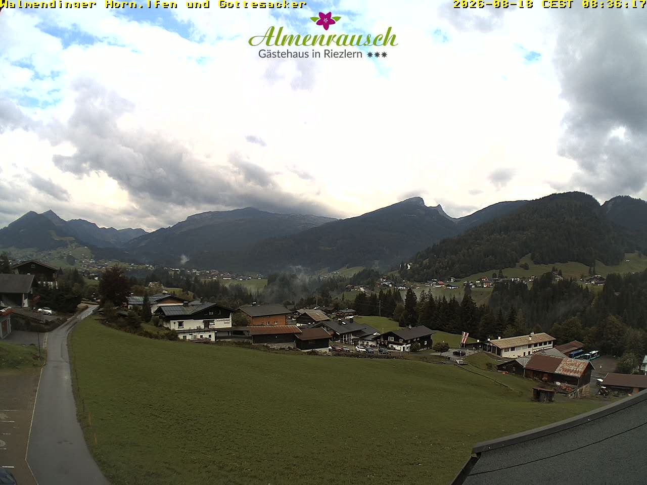 Archiv Foto Webcam Riezlern - Gästehaus Almenrausch