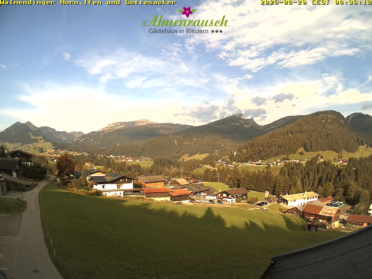 Archiv Foto Webcam Riezlern - Gästehaus Almenrausch