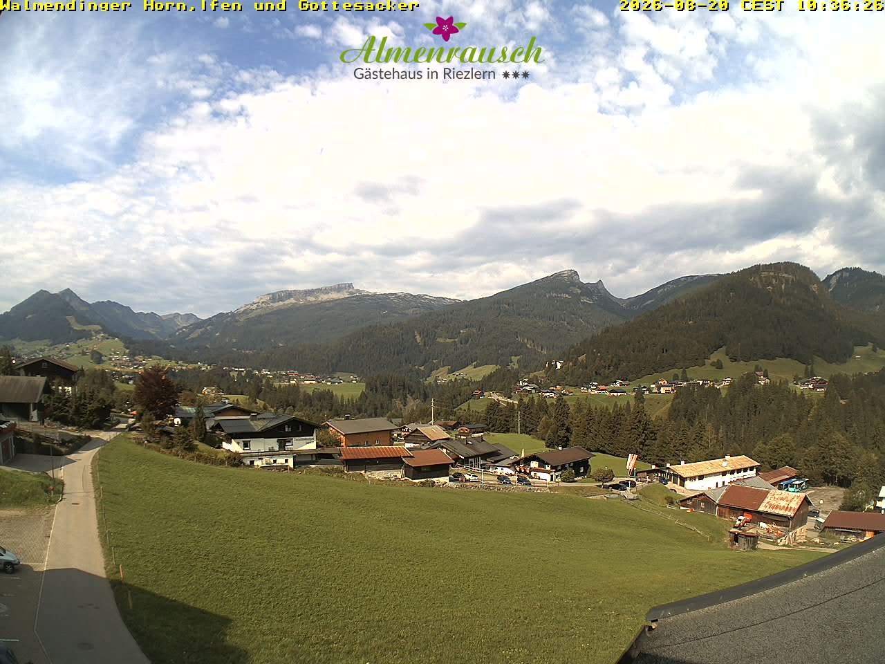 Archiv Foto Webcam Riezlern - Gästehaus Almenrausch
