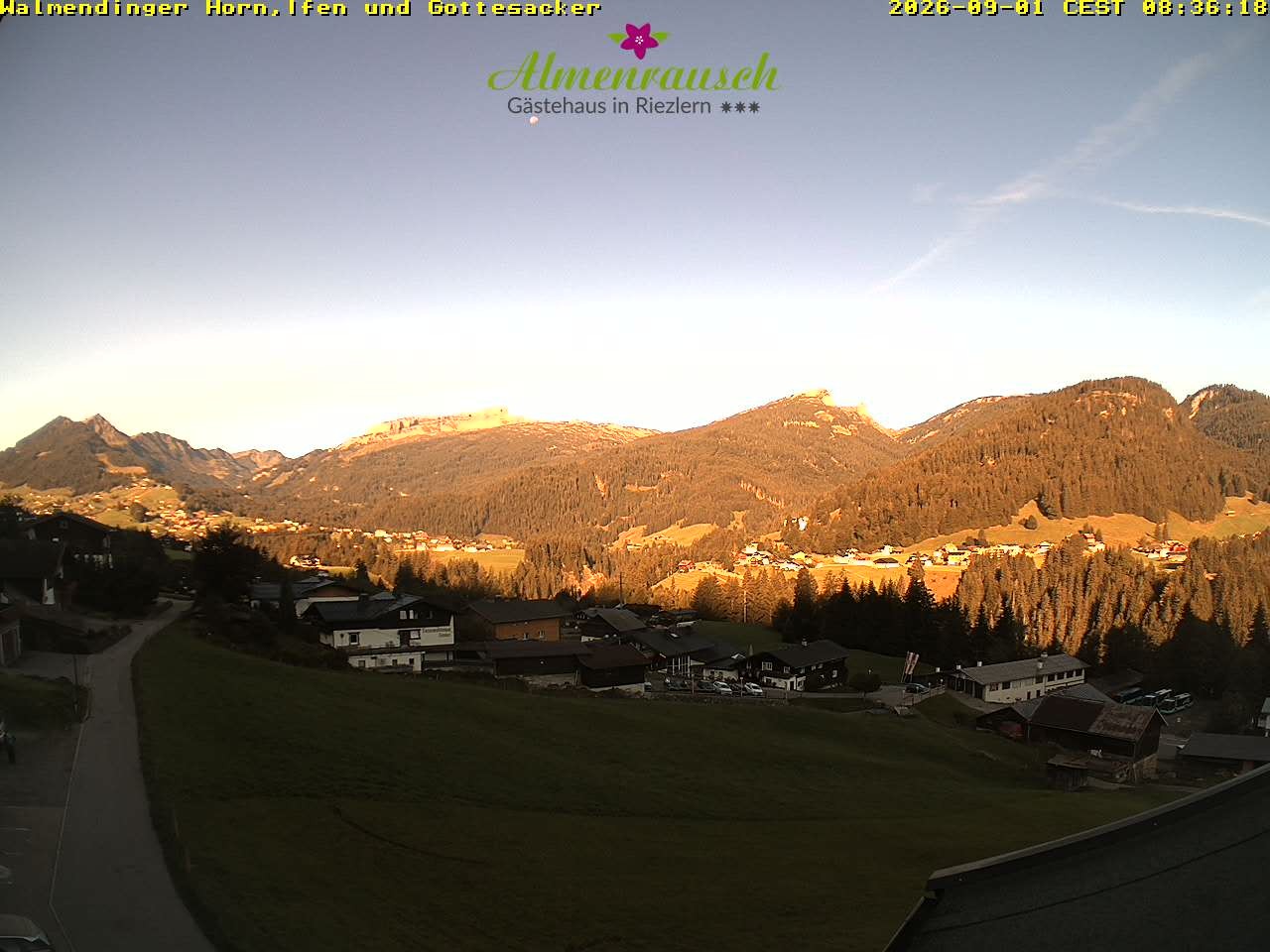 Archiv Foto Webcam Riezlern - Gästehaus Almenrausch