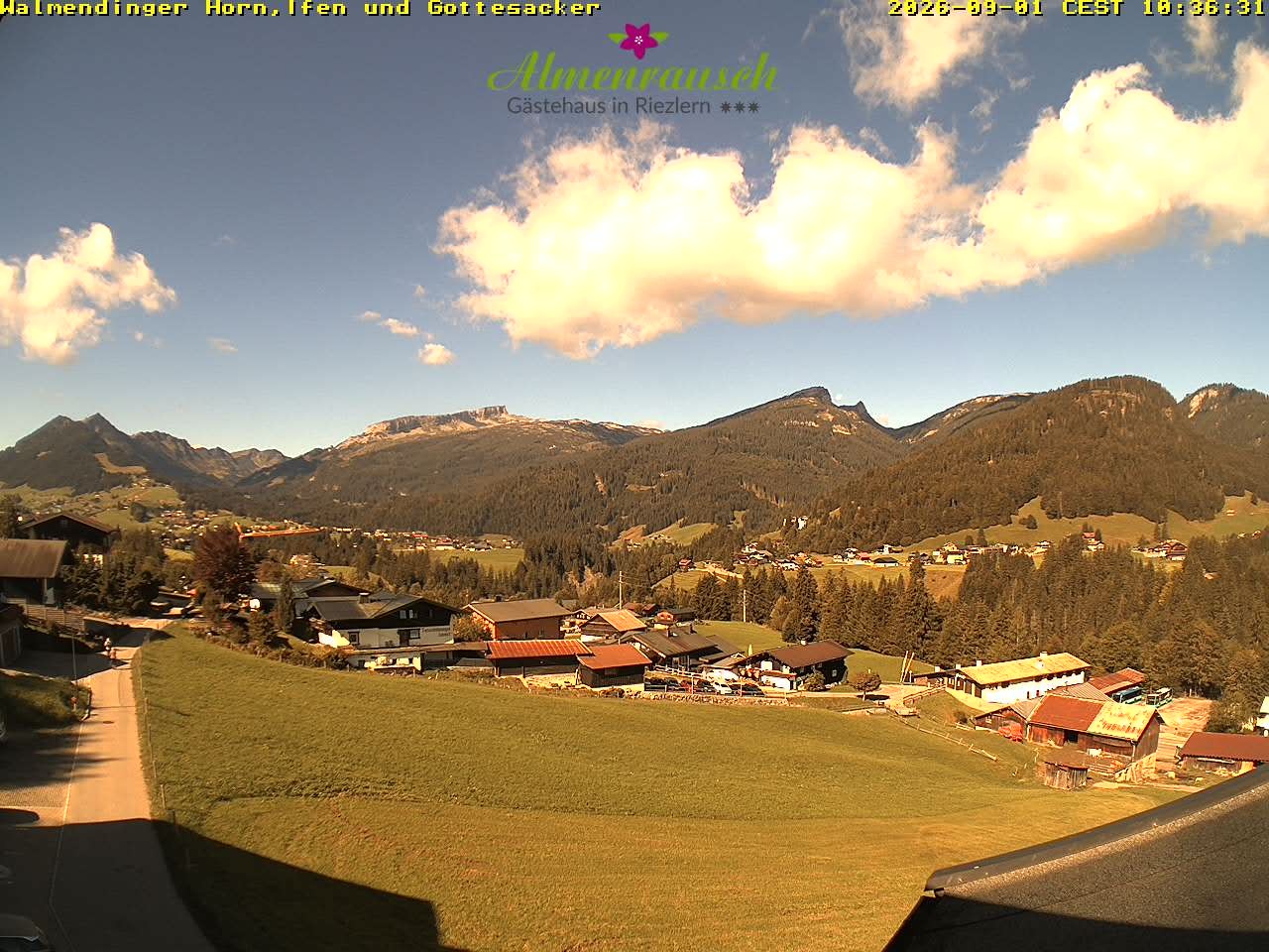 Archiv Foto Webcam Riezlern - Gästehaus Almenrausch