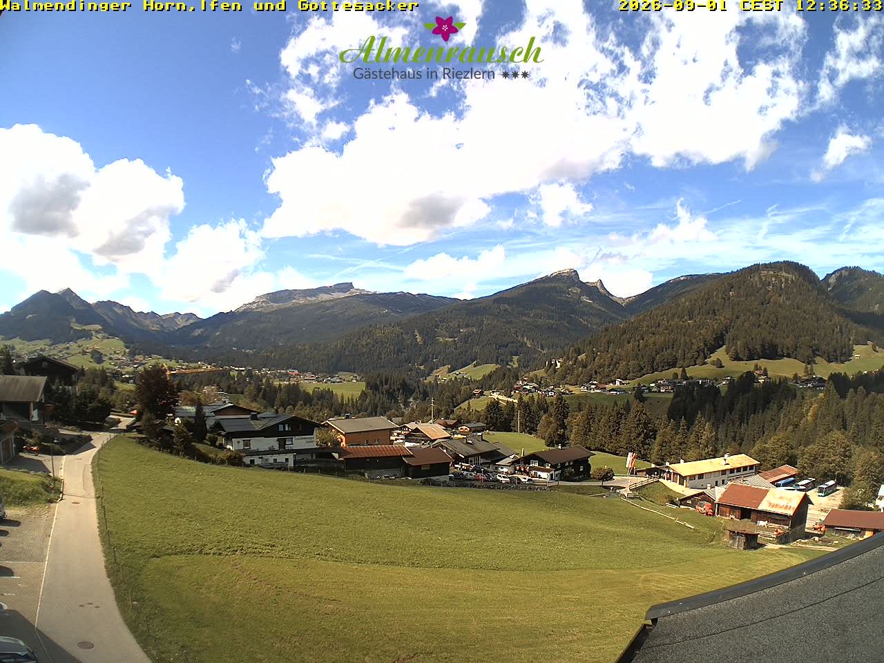 Archiv Foto Webcam Riezlern - Gästehaus Almenrausch