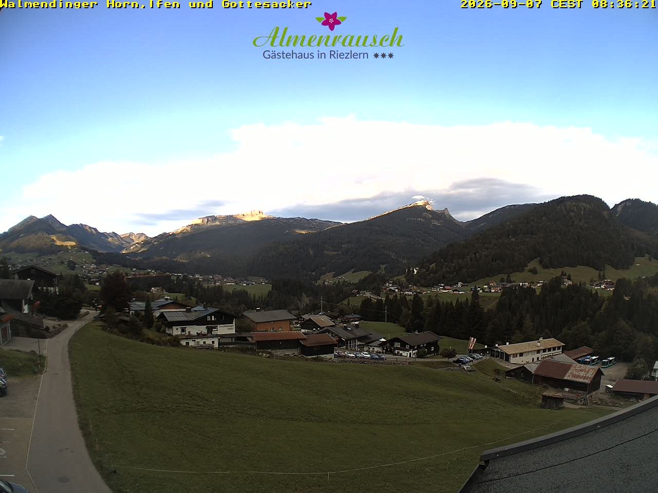 Archiv Foto Webcam Riezlern - Gästehaus Almenrausch