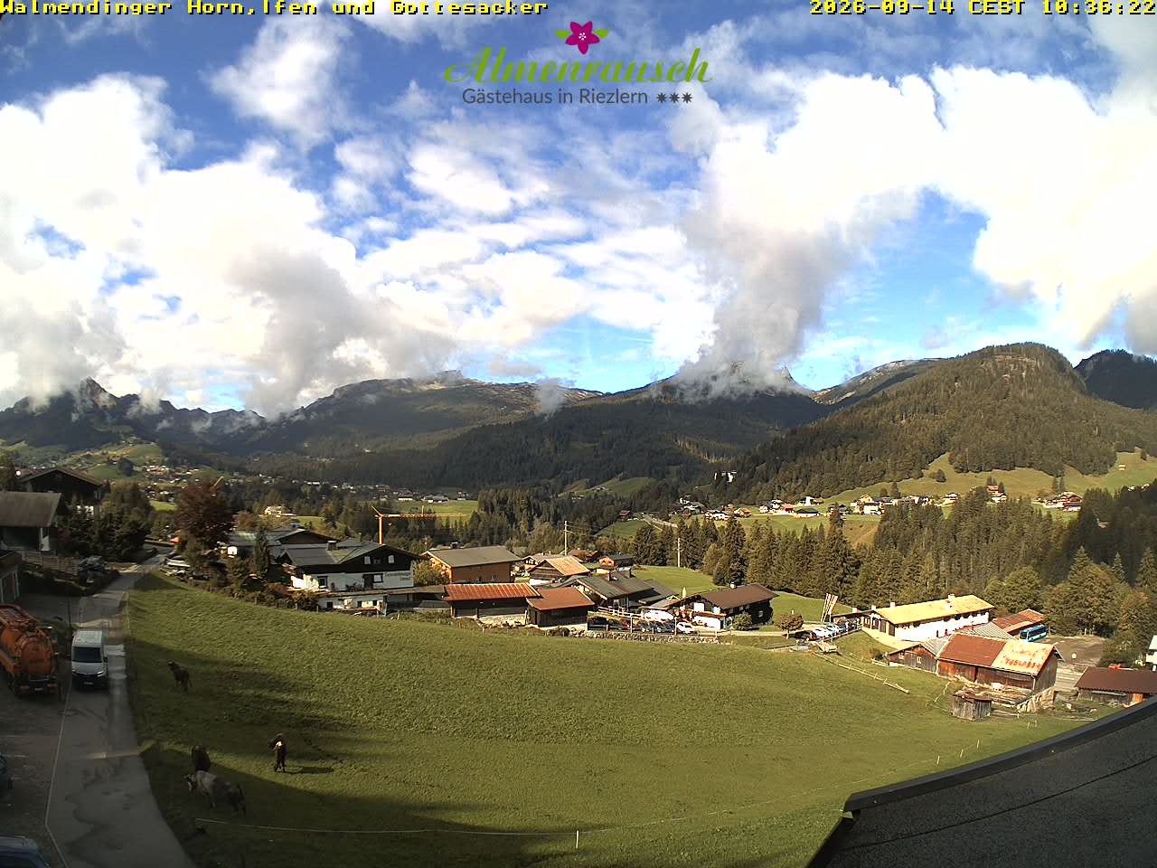 Archiv Foto Webcam Riezlern - Gästehaus Almenrausch