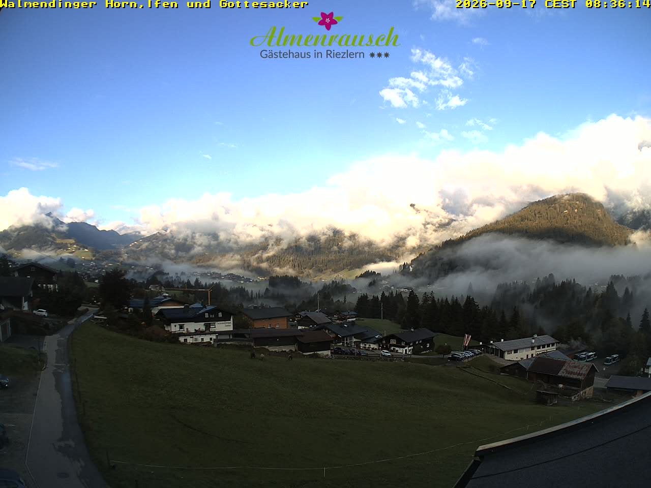 Archiv Foto Webcam Riezlern - Gästehaus Almenrausch
