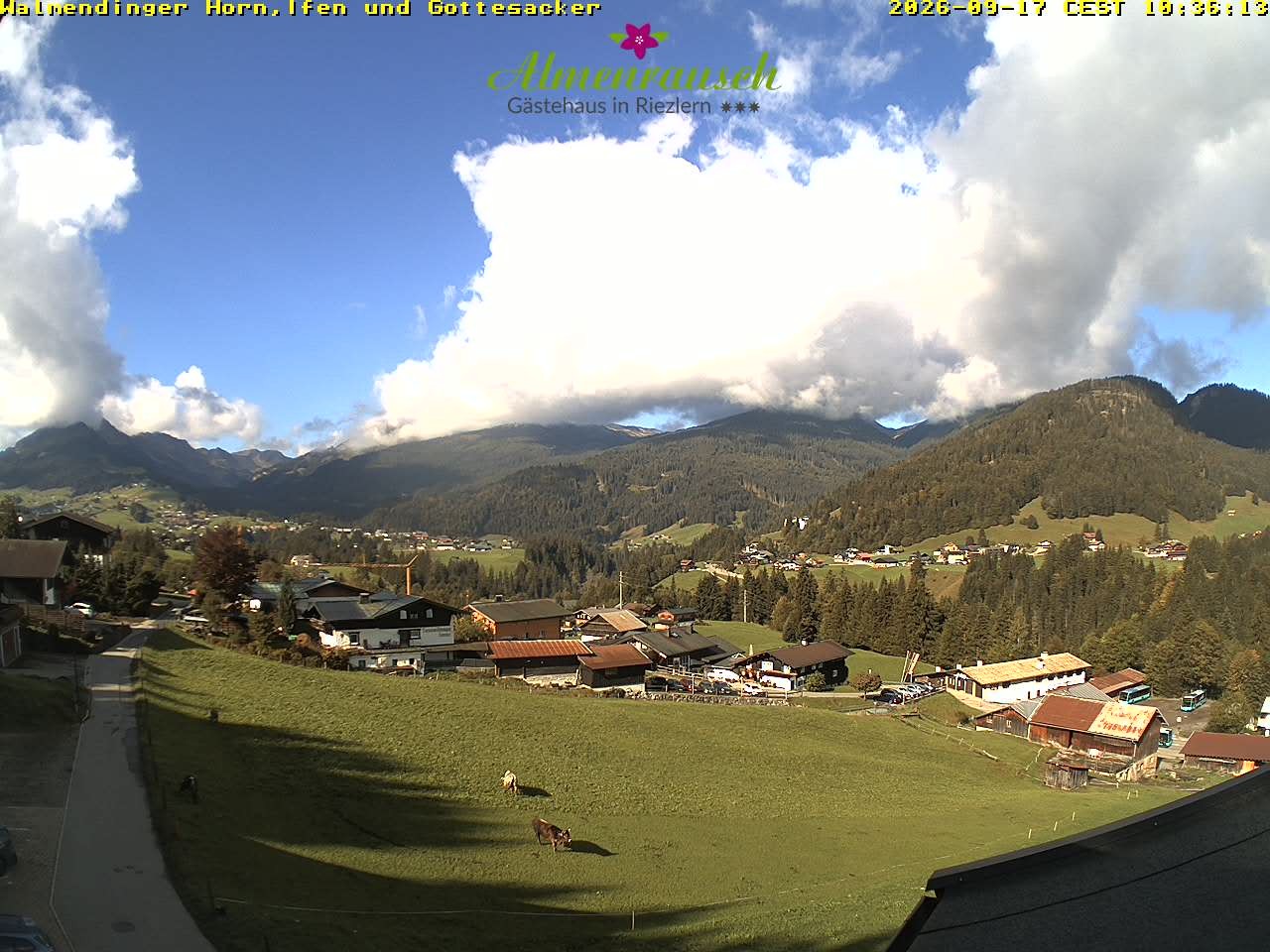 Archiv Foto Webcam Riezlern - Gästehaus Almenrausch