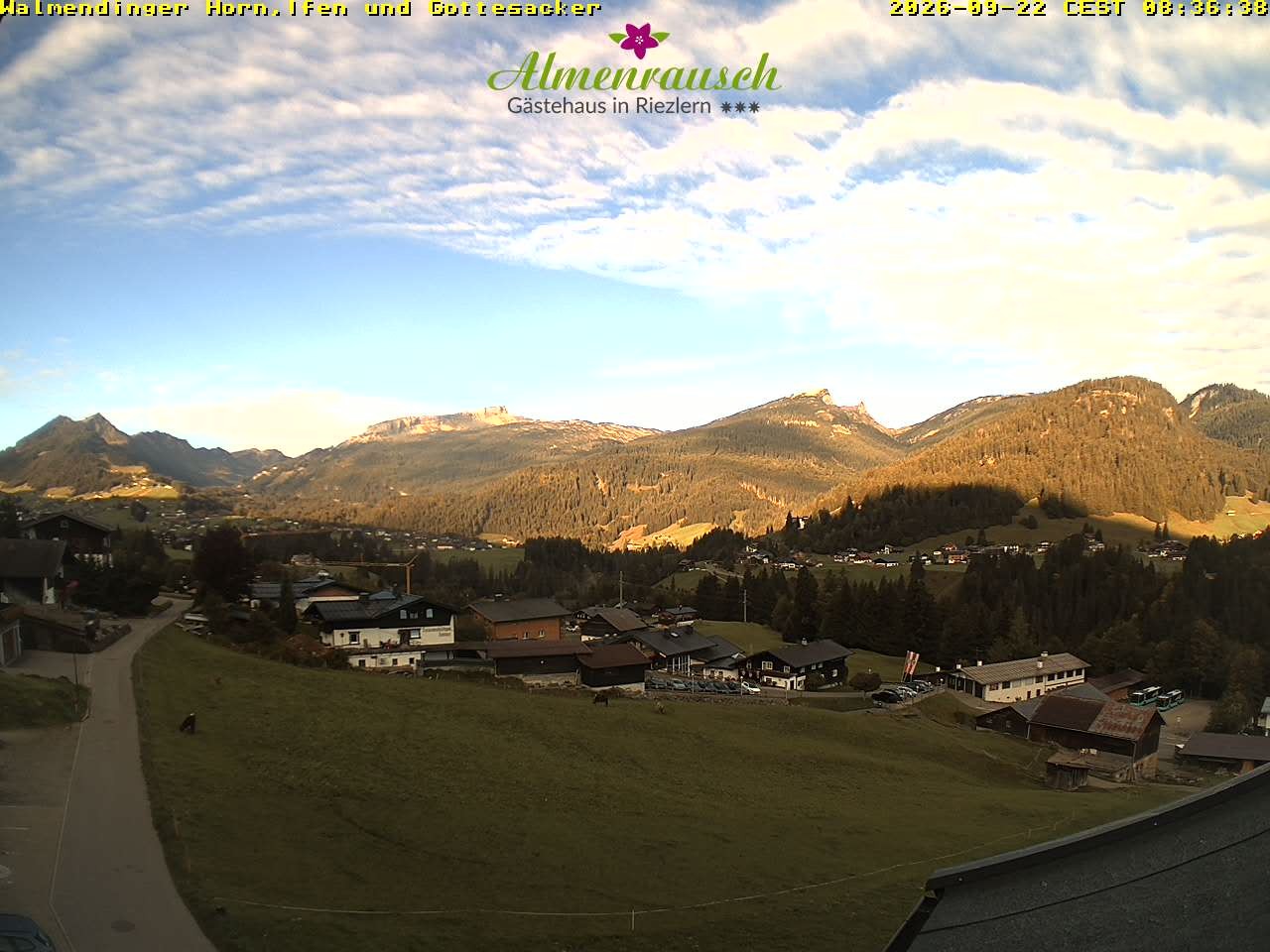 Archived image Webcam Guesthouse "Almenrausch"