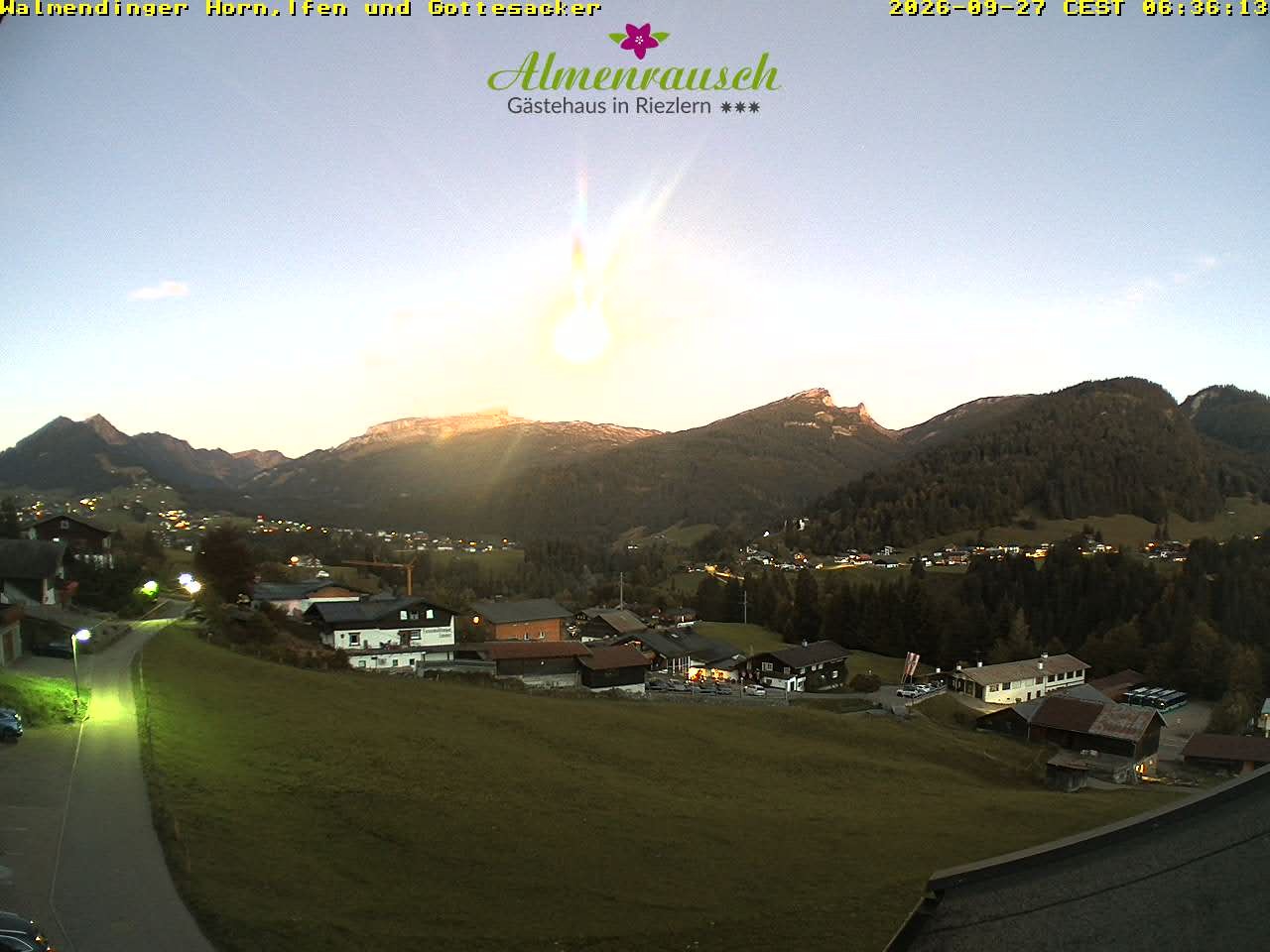 Archiv Foto Webcam Riezlern - Gästehaus Almenrausch