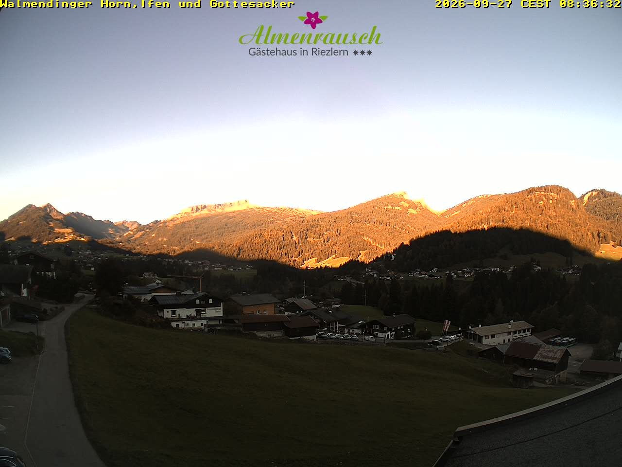 Archiv Foto Webcam Riezlern - Gästehaus Almenrausch