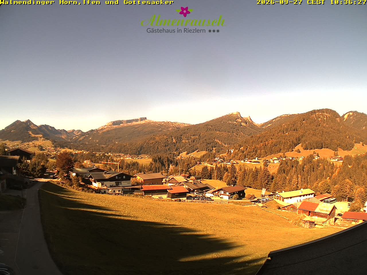 Archiv Foto Webcam Riezlern - Gästehaus Almenrausch