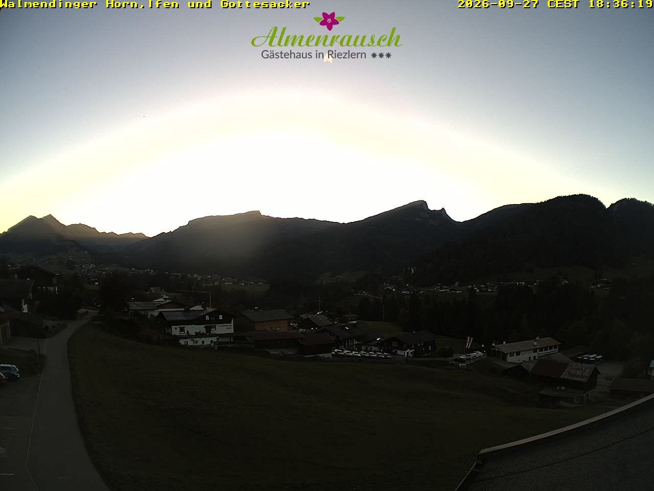 Archiv Foto Webcam Riezlern - Gästehaus Almenrausch