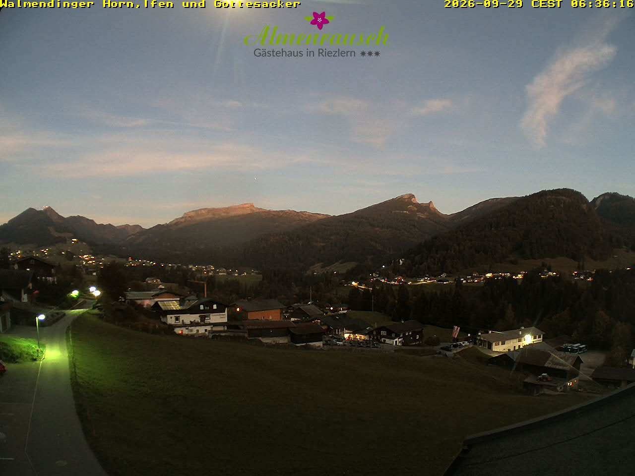 Archiv Foto Webcam Riezlern - Gästehaus Almenrausch