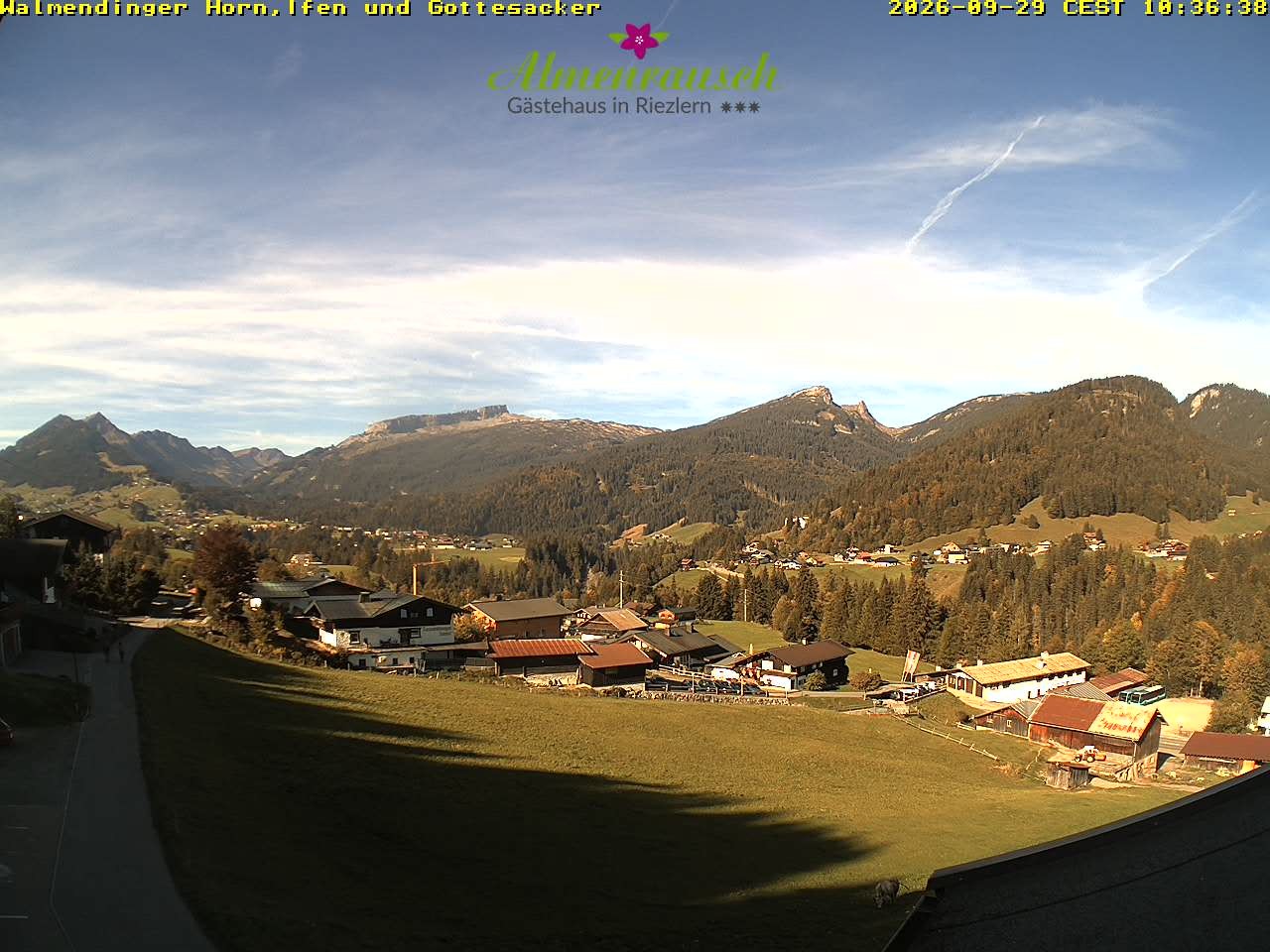 Archiv Foto Webcam Riezlern - Gästehaus Almenrausch