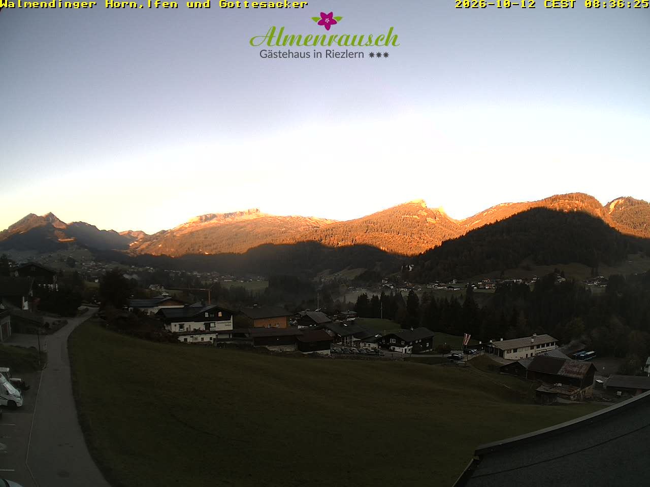 Archiv Foto Webcam Riezlern - Gästehaus Almenrausch